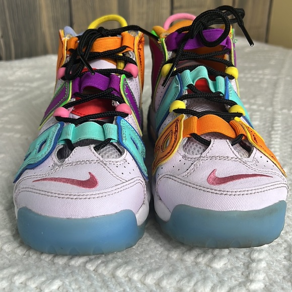 Nike Air. More uptempo multicolored sneakers 4Y - Picture 5 of 15